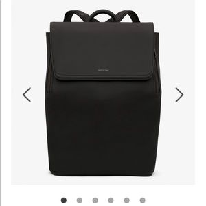 Matt & Nat Fabi leather backpack (black)